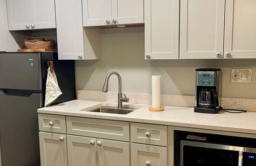 Elkhart Lake Condo | Fronting lively Lake Street in lovely Elkhart Lake, the Kick Back is your place!