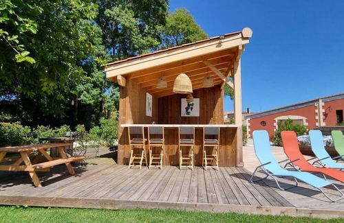Gauriaguet House | Guest House 'Chambre D'hôtes Perle' with Shared Pool, Wi-Fi and Air Conditioning