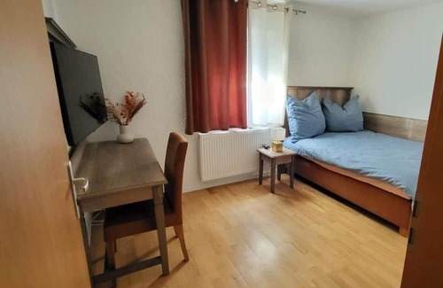Bad Bocklet Apartment | Apartment 'Gästehaus Da Fabio' with Mountain View, Private Terrace and Wi-Fi