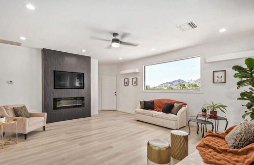 Maricopa House | Spacious desert charmer with a pool, covered patio, office, games, AC, and Wifi