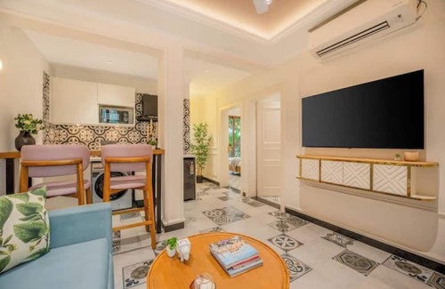 Calangute Apartment | Staymaster Veridian Serviced 2BHK AC Pool