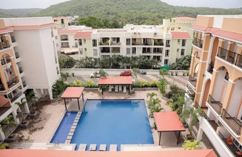 Siolim Apartment | Staymaster Zyric 1BR in Siolim Serviced Pool