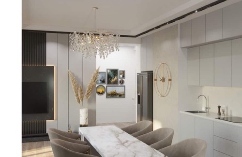 Nasimi Apartment | Tranquil apartment with AC in charming Baku