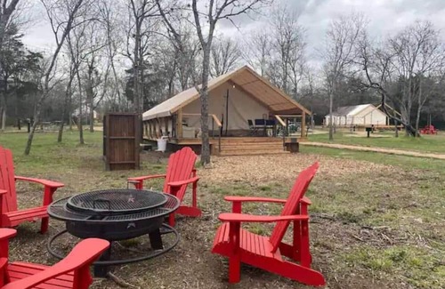 Bastrop Cabin | Lakefront Glamping Safari Tent #6: The Mustang