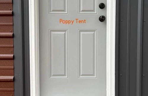 Palisades RV Rental | Poppy boho tent at Valley Village