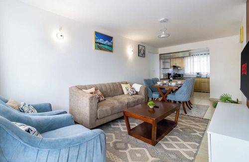 Ruiru Apartment | Spacious 3-bedroom apartment with WiFi, swimming pool in vibrant Tatu City