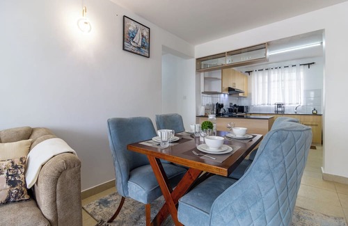 Ruiru Apartment | Spacious 3-bedroom apartment with WiFi, swimming pool in vibrant Tatu City