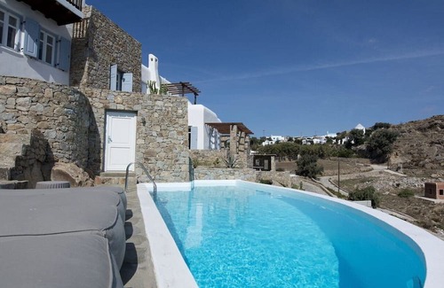 Psarou Villa | My Rental Homes - Villa Azur just 2km far from the famous beaches of Platys Gialos