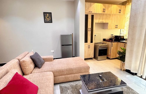 Kampala Apartment | Charming 1-bedroom apartment with Unlimited WiFi, Parking Space, AC in Kisaasi