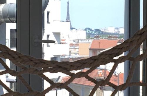 Issy-les-Moulineaux Apartment | Penthouse avec jaccuzzi vue sur la Tour Eiffel