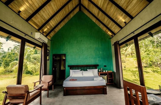 Cozy villa in quaint Pitigala with AC, WiFi