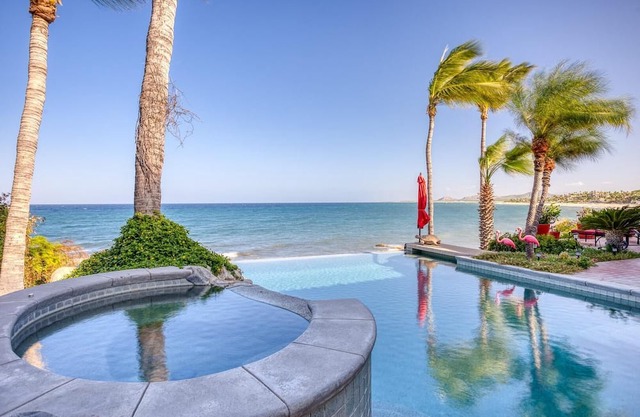 Beachfront 2 BR Home w/pool