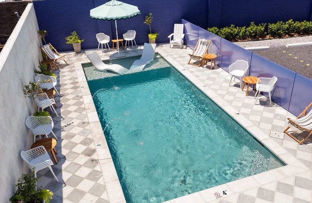 Room with King Bed, Pool and Gated Parking