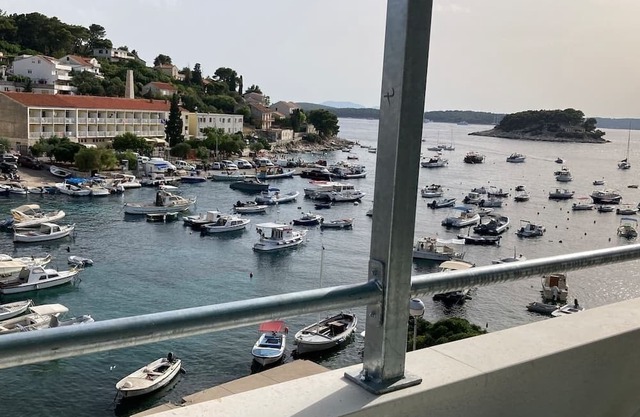 One bedroom apartment with terrace and sea view Hvar (A-24926-d)