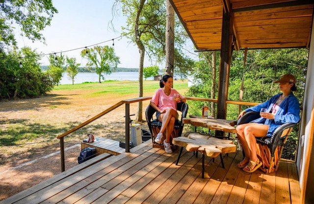 Premium Lakefront Cabin #3: The Firefly (Austin)