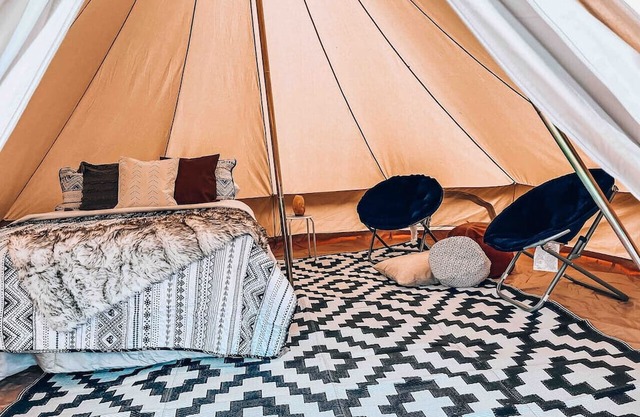 Poppy boho tent at Valley Village