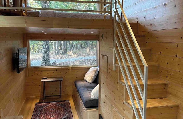 Cozy and private tiny home nestled into 15 acres of forest in West Virginia