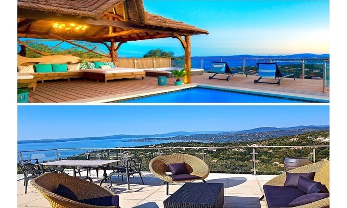 Les Issambres Villa | 5* villa. Superb sea view. Heated swimming pool. Jacuzzi
