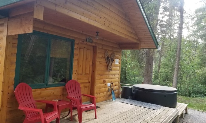 East Kootenay Cabin | Beautiful Cabin with private hot tub in quiet setting