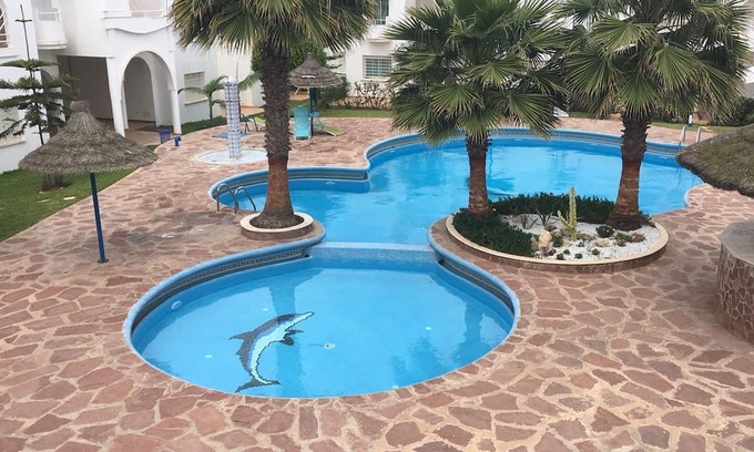 Sidi Bouzid House | Superb duplex completely renovated in a charming guarded residence