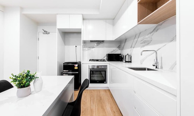 Essendon Apartment | Workers Retreat Across from Essendon Station