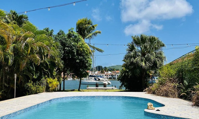Rodney Bay Villa | Spacious & unique 4BR waterfront Villa w/ pool close to everything in Rodney Bay