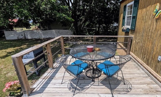 Davis Cabin | The Doll House - beautifully decorated cabin for up to four guests