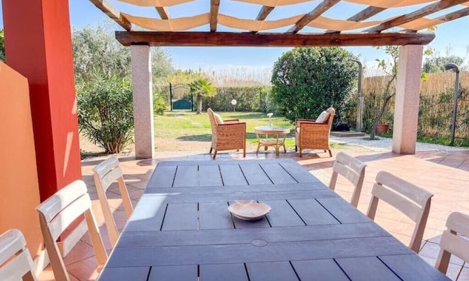 Costa Rei Villa | Beautiful villa 30mt from the sea with big garden, bbq, parking, wi-fi, Netflix