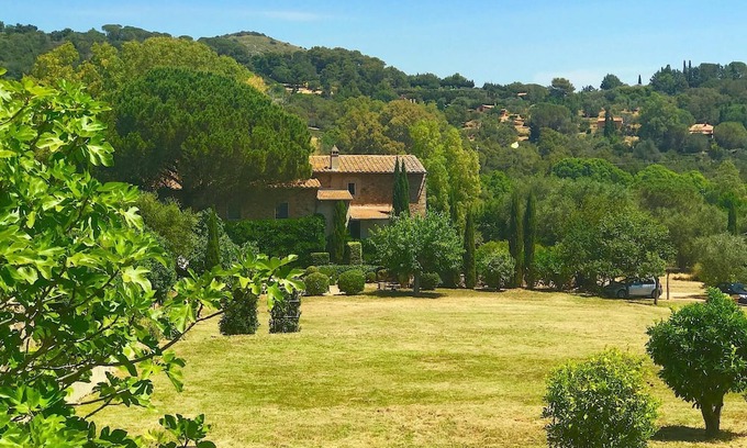 Porto Ercole Villa | Porto Ercole, Tuscany Coast: Classic Charm in Fabulous 18th c. Farmhouse now Chic Designer Villa w P