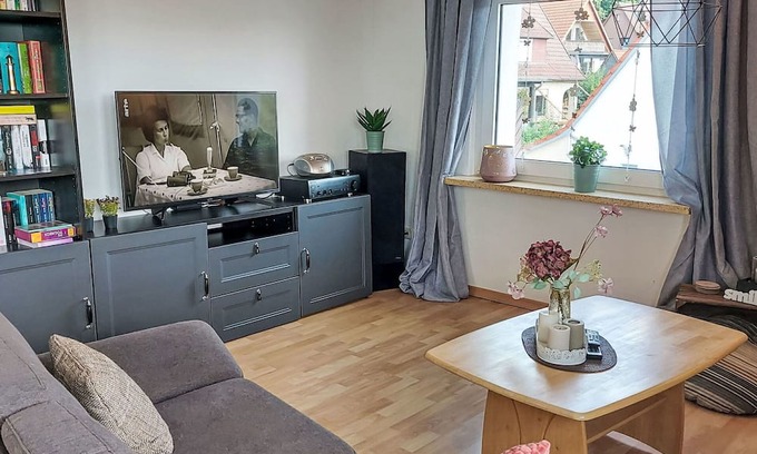 Osterode am Harz Apartment | Nice apartment for 4 guests with WIFI, TV, terrace, pets allowed and panoramic view