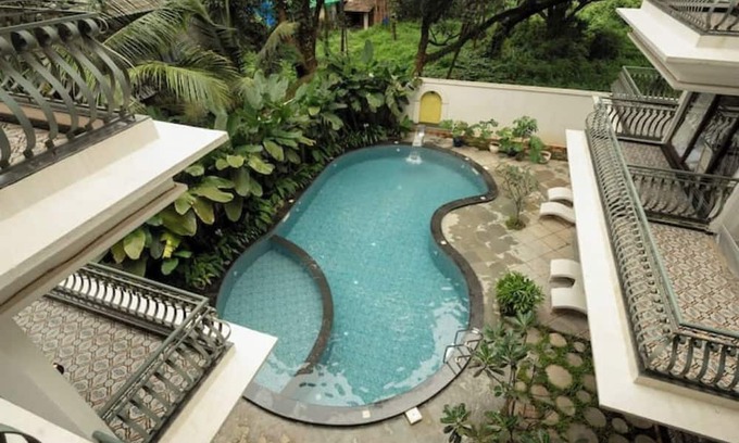 Calangute Apartment | Staymaster Veridian Serviced 2BHK AC Pool