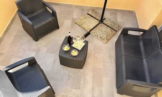 Isola delle Femmine House | Lucid'amare Relaxation Holiday Home with Private Terrace, Wi-Fi and Air Conditioning