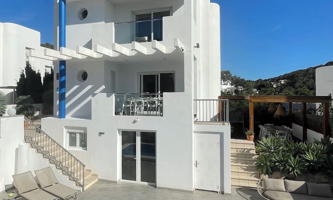 Cala Vadella Villa | Casa Bonic: Villa with Sunset - seaview and pool