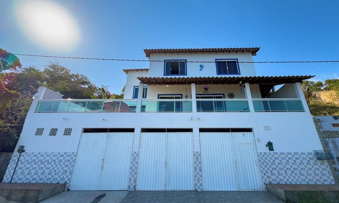 Baixo Grande House | Experiência única à beira da lagoa com piscina - Um refúgio inspirado na Grécia!