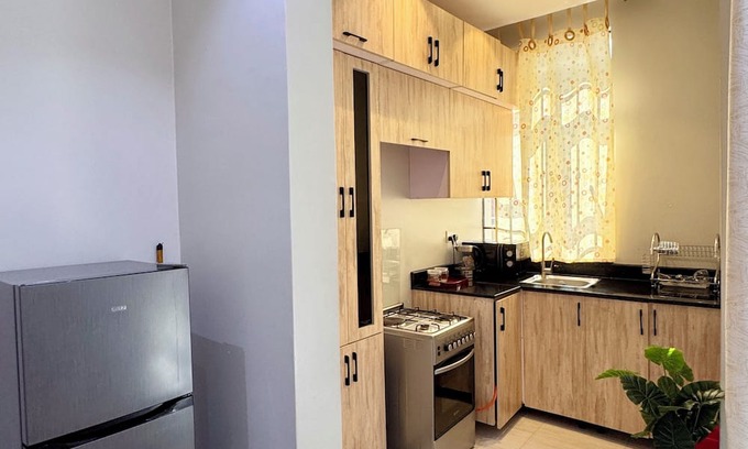 Kampala Apartment | Charming 1-bedroom apartment with Unlimited WiFi, Parking Space, AC in Kisaasi