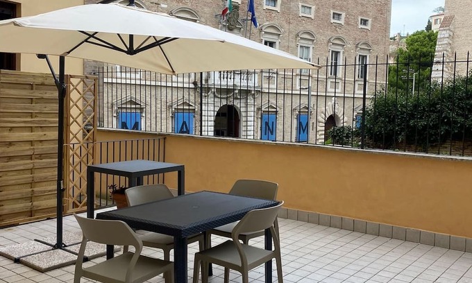 Ancona Apartment | In historic center with terrace 5 minutes from the harbor, cathedral and theater